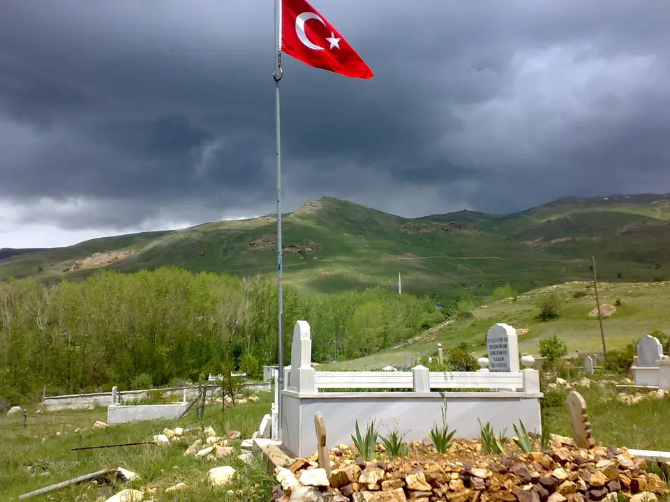 Şalcılar köyünden bir görünüm (Aydıntepe, Bayburt)