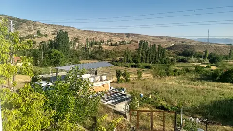 Martköy köyünden bir görünüm (Şabanözü, Çankırı)