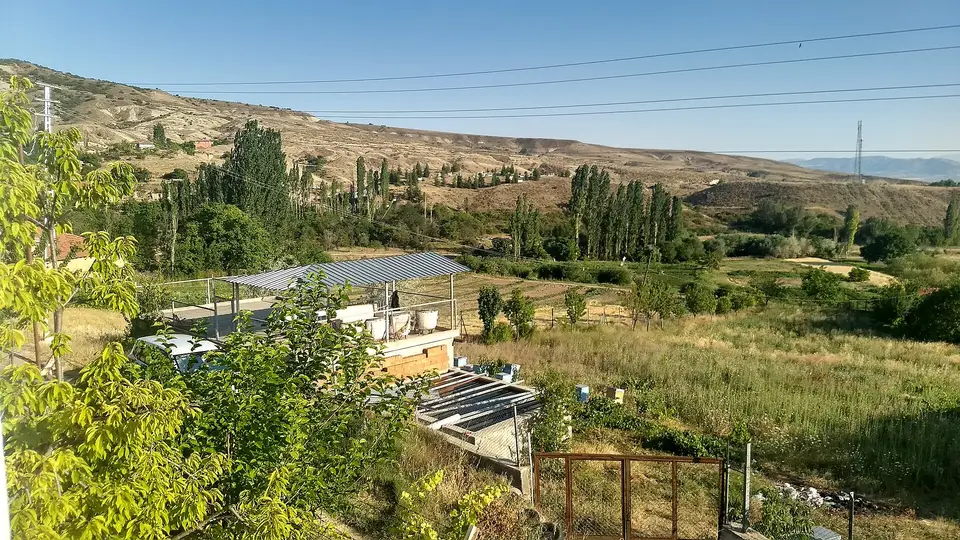 Martköy köyünden bir görünüm (Şabanözü, Çankırı)