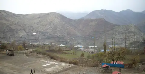 Ortabağ köyünden bir görünüm (Uludere, Şırnak)