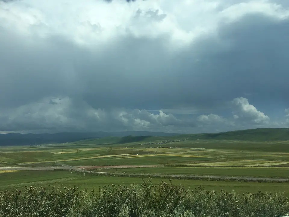 Saymalı köyünden bir görünüm (Çıldır, Ardahan)