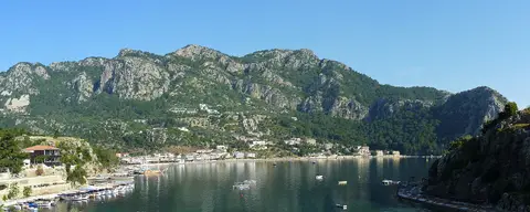 Turunç mahallesinden bir panoramik görünüm (Marmaris, Muğla)