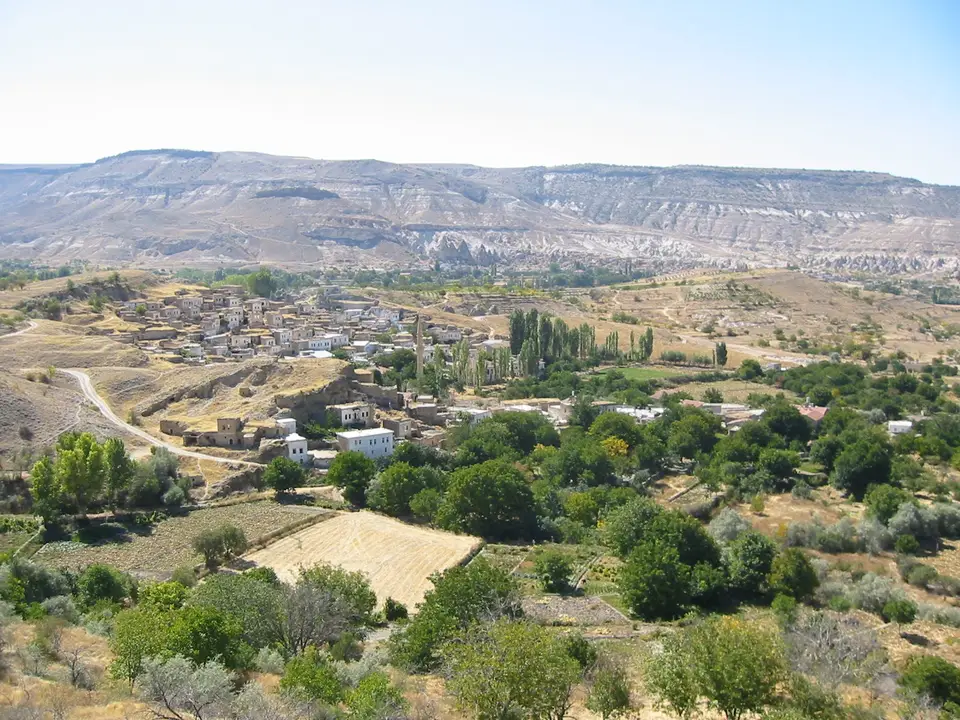 Boyalı köyünden bir görünüm (Ürgüp, Nevşehir)