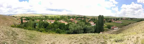 Deveci köyünden bir görünüm (Akpınar, Kırşehir)