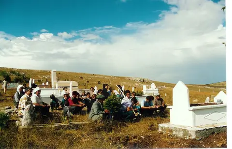 Kürkçü köyünden bir görünüm (Alaca, Çorum)