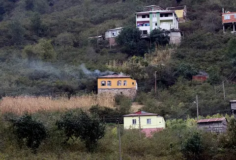 Ümütbükü köyünden bir görünüm (Yağlıdere, Giresun)