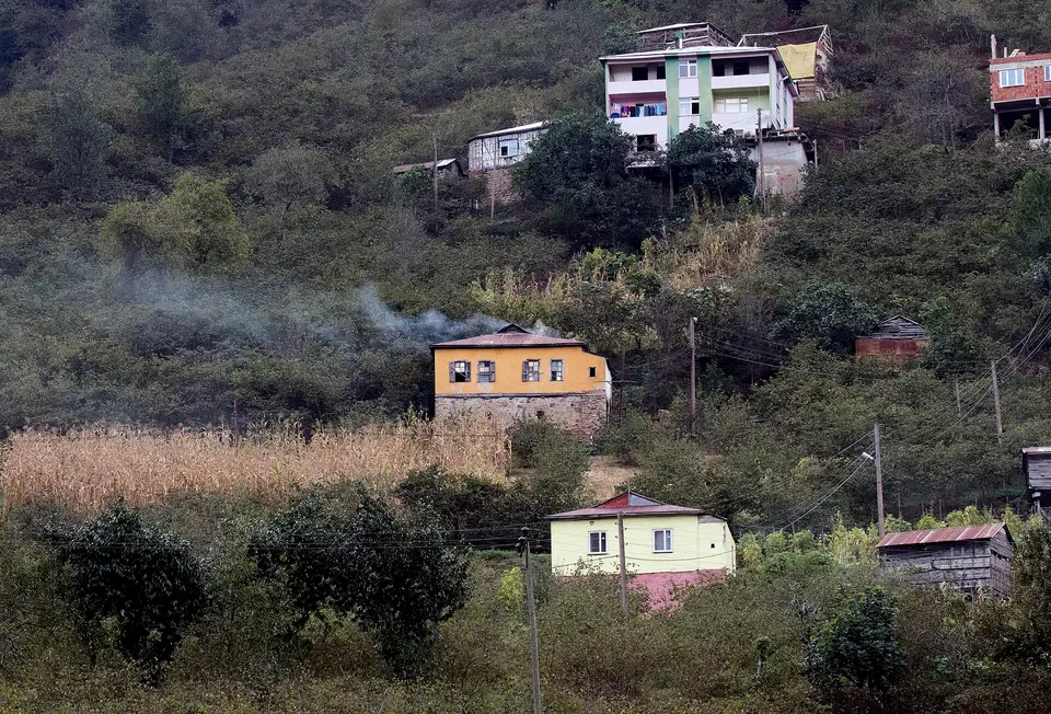 Ümütbükü köyünden bir görünüm (Yağlıdere, Giresun)