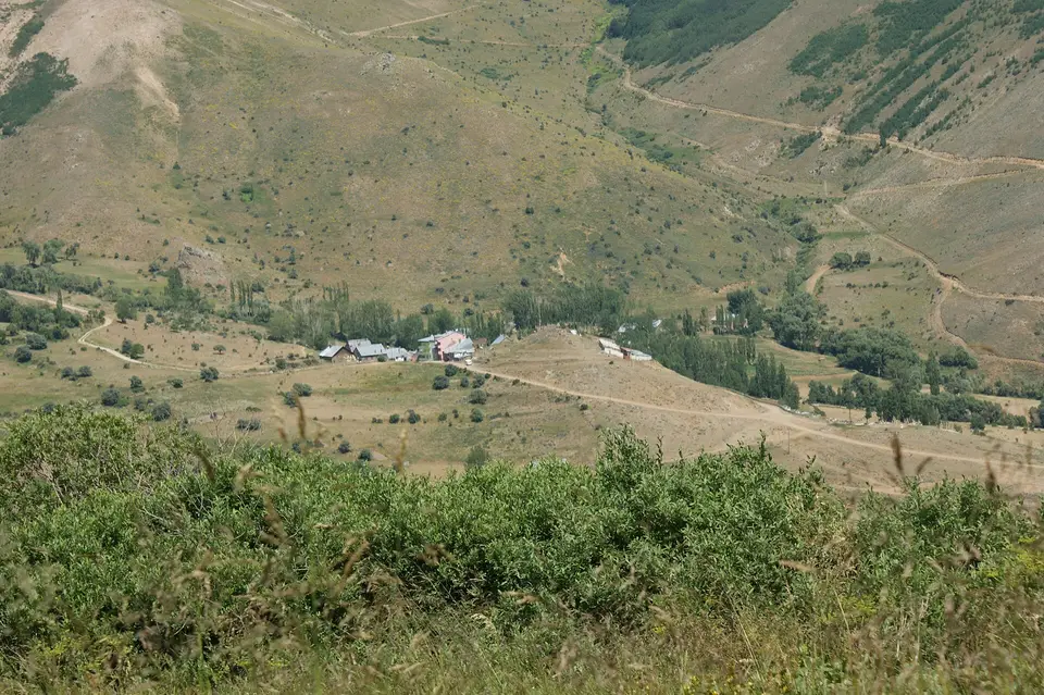 Sorkunlu köyünden bir görünüm (Aydıntepe, Bayburt)