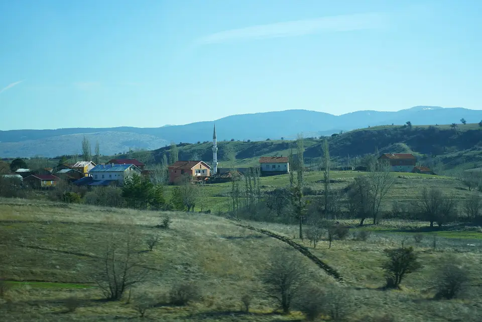 Kapaklı köyünden bir görünüm (Gerede, Bolu)
