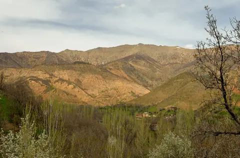 Horozdere köyünden bir görünüm (Hizan, Bitlis)