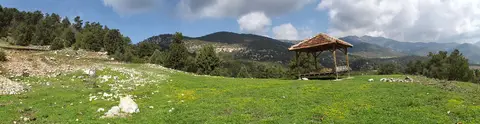 Yüreğil köyünden bir görünüm (Bucak, Burdur)