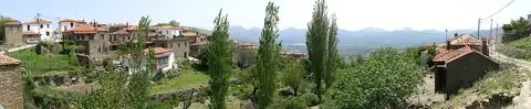 Tepeköy köyünden bir panoramik görünüm (Gökçeada, Çanakkale)