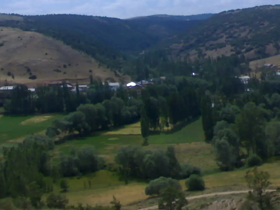 Yücebaca köyünden bir görünüm (Yıldızeli, Sivas)