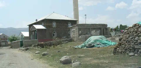 Ergözü köyünden bir görünüm (Eleşkirt, Ağrı)