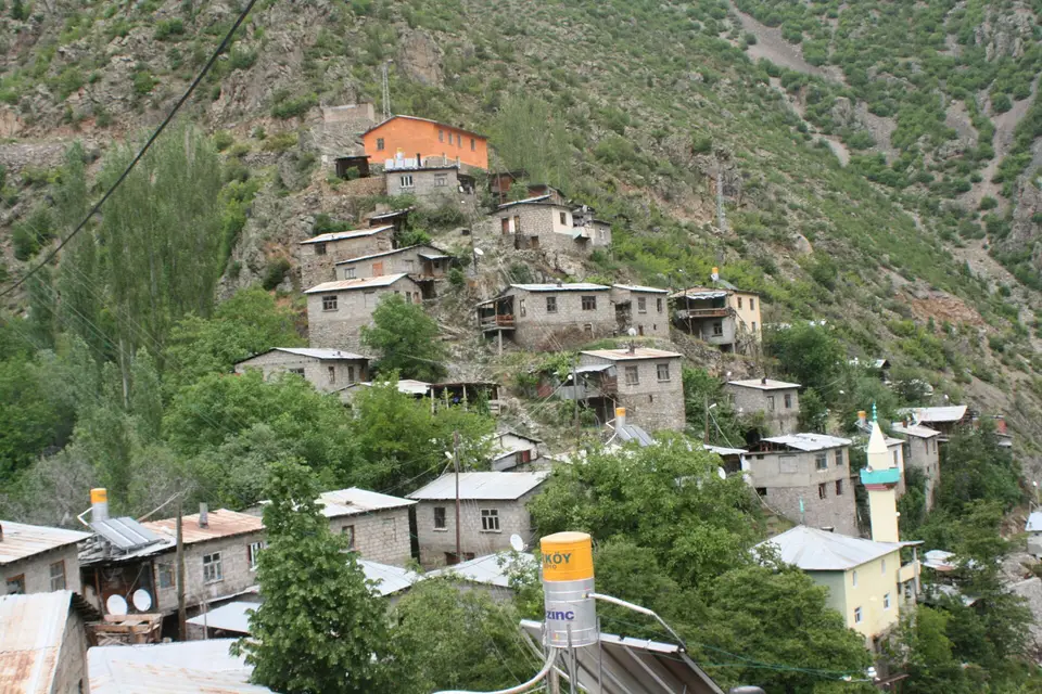 Balcılı köyünden bir görünüm (Yusufeli, Artvin)