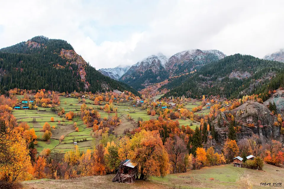 Çağlıyan köyünden bir görünüm (Şavşat, Artvin)