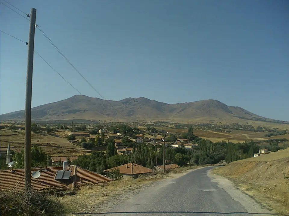 Cankıllı köyünden bir görünüm (Aksaray Merkez, Aksaray)