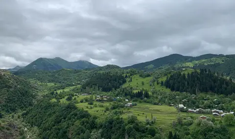 Ilıcaköy köyünden bir görünüm (Şavşat, Artvin)