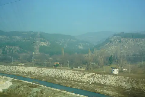 Aşağıkızılcaören köyünden bir görünüm (Karabük Merkez, Karabük)
