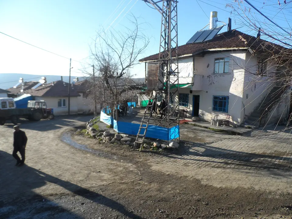 Üçyol köyünden bir görünüm (Turhal, Tokat)