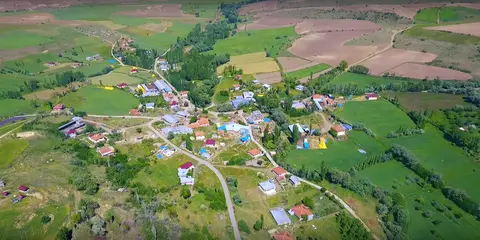 Yükselen köyünden bir görünüm (Şarkışla, Sivas)