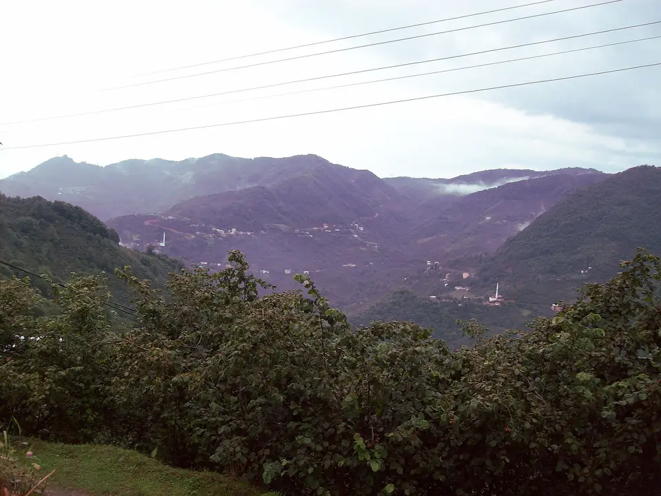Yivdincik köyünden bir görünüm (Keşap, Giresun)