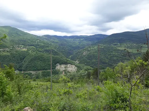 Sarıboğa Köyü'nün eşsiz manzaralarından sadece bir tanesi