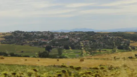 Rahmanca köyünden bir görünüm (Meriç, Edirne)