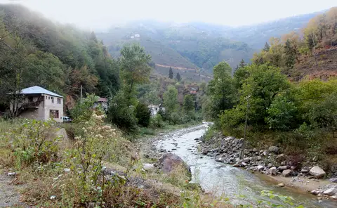 Ortaköy köyünden bir görünüm (Yağlıdere, Giresun)
