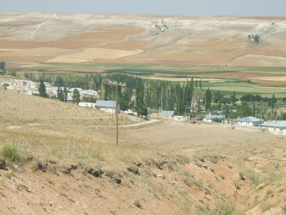 Mancılık köyünden bir görünüm (Kangal, Sivas)