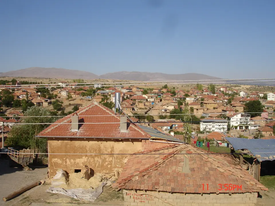 Körküler köyünden bir görünüm (Yalvaç, Isparta)