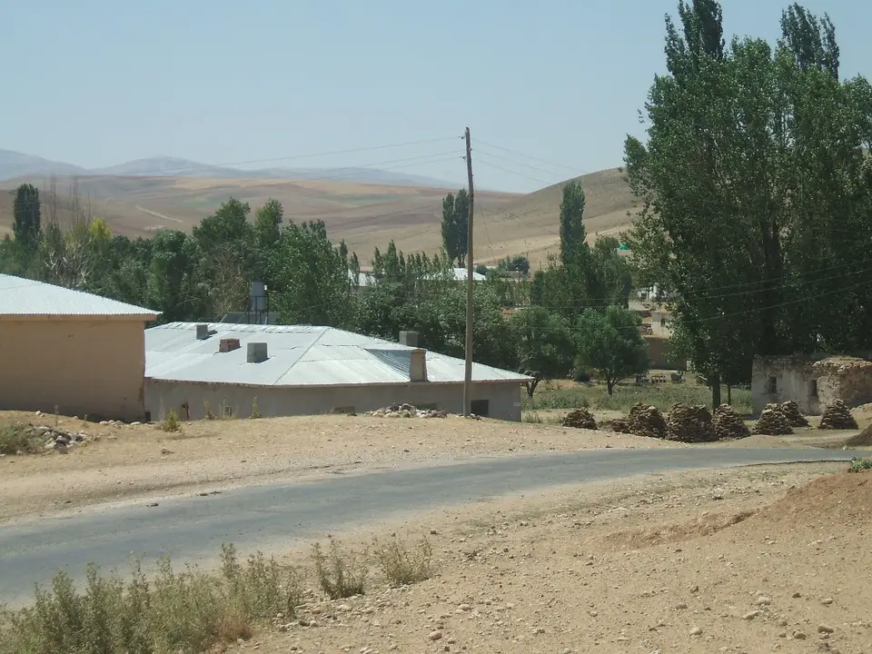 Kuşkayası köyünden bir görünüm (Kangal, Sivas)
