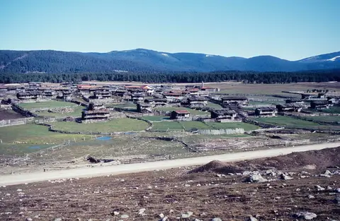 Kuzgölcük köyünden bir görünüm (Seben, Bolu)