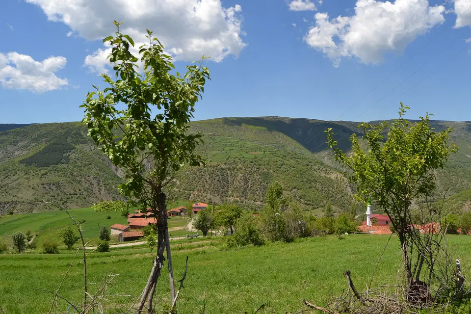 Kovanlı köyünden bir görünüm (Araç, Kastamonu)