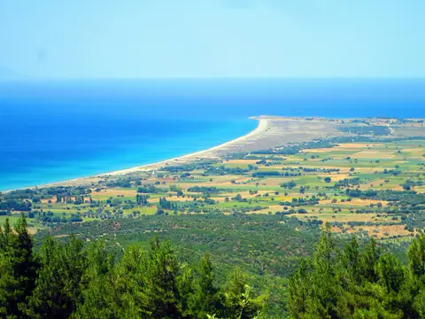 Kocadere köyünden bir görünüm (Eceabat, Çanakkale)