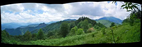 Karaali köyünden bir panoramik görünüm (Giresun Merkez, Giresun)