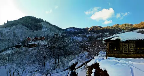 Hisarköy köyünden bir görünüm (Dereli, Giresun)