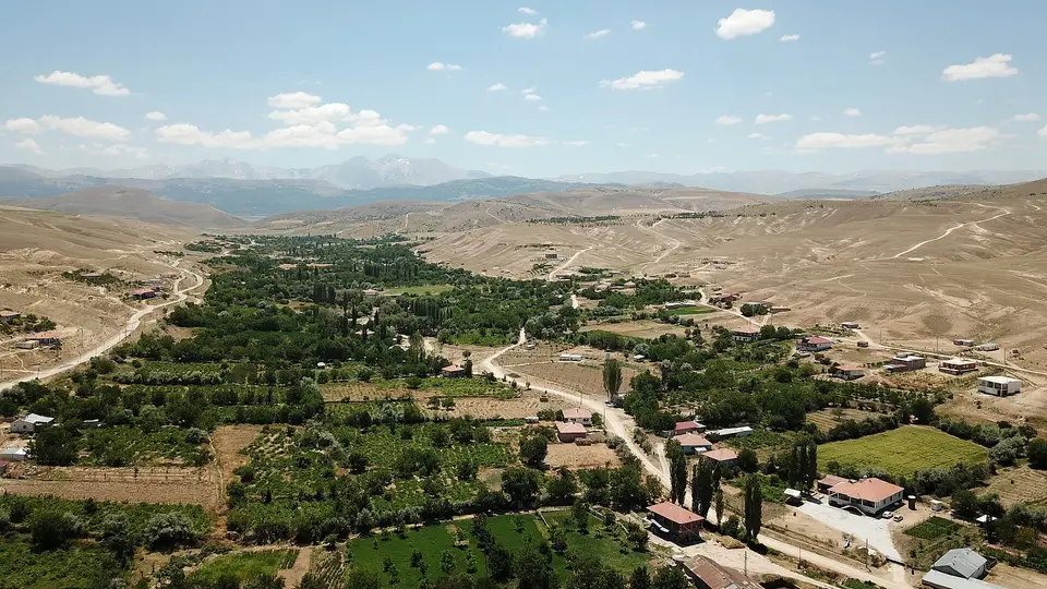 Haziran köyünden bir görünüm (Bingöl Merkez, Bingöl)