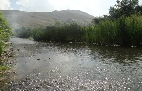 Hamurkesen köyünden bir görünüm (Tuzluca, Iğdır)