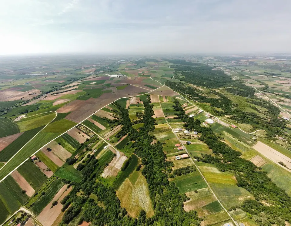 Hamitabat köyünden bir görünüm (Lüleburgaz, Kırklareli)