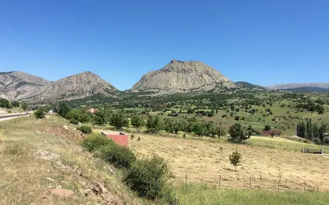 Güneygören köyünden bir görünüm (Şebinkarahisar, Giresun)