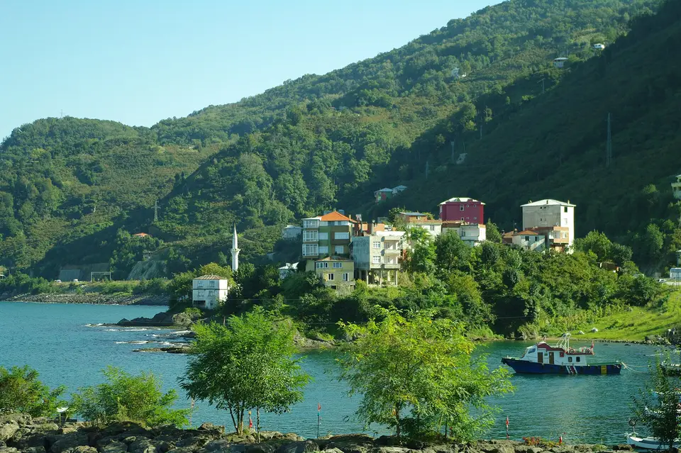 Gülburnu köyünden bir görünüm (Espiye, Giresun)