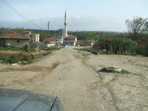 Evciler köyünden bir görünüm (Pınarhisar, Kırklareli)
