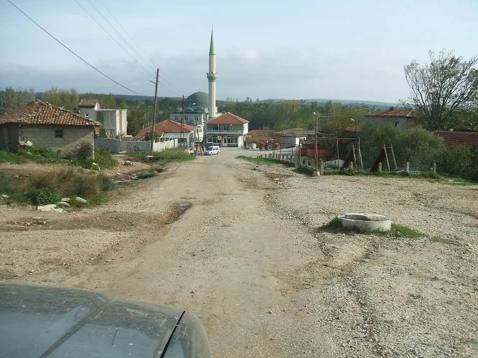 Evciler köyünden bir görünüm (Pınarhisar, Kırklareli)