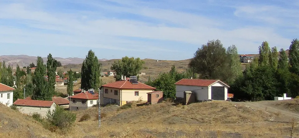 Döllük Köyü, Şarkışla (tepeden görünüm)
