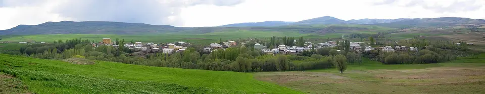 Direkli köyünden bir panoramik görünüm (Yıldızeli, Sivas)