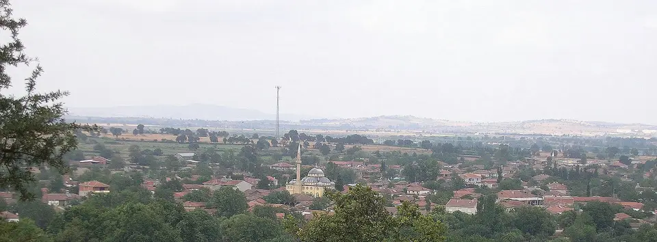 Danişment köyünden bir görünüm (Biga, Çanakkale)
