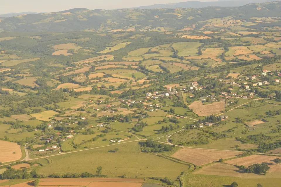 Cihadiye köyünden bir görünüm (Biga, Çanakkale)
