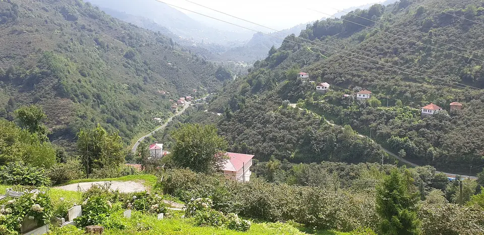 Boğalı köyünden bir görünüm (Görele, Giresun)