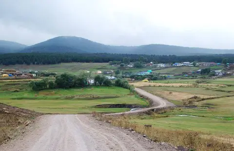 Boyalı köyünden bir görünüm (Sarıkamış, Kars)